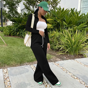 Dernière conception personnalisée Survêtement coupe ajustée Survêtement survêtement sur mesure pour femmes Survêtements de jogging 2025 - Product Image 3