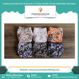 Exporter of High Quality Diaper Soft Cotton Fitted Cloth Diaper - Product Image 4