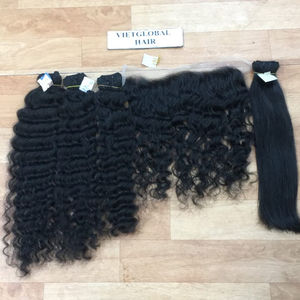 Perruque Lace Front 13x4 avec Fermeture Deep Wave, Cheveux Remy Originaux, Dentelle Transparente, Densité 100%, Cheveux Bruts Alignés dans le Sens des Cuticules - Product Image 1