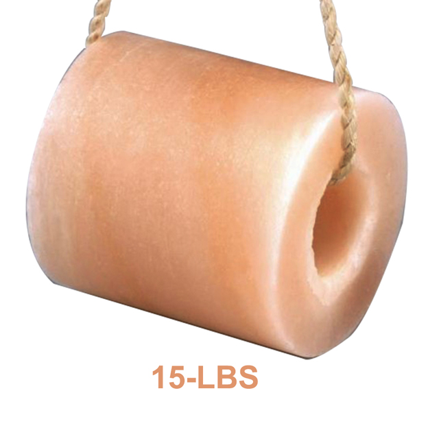 Himalayan Salt Licking Cylinder Shape Salt Licks Feed Mineral Stone 15 LBS lick mineral salt