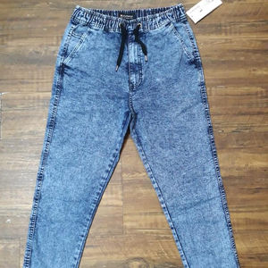 Prime Products for shopify eBay กางเกงขาสั้นผ้าฝ้ายเดนิมสำหรับผู้ชายกางเกงวิ่งทรงสกินนี่แบบลำลอง - Product Image 1