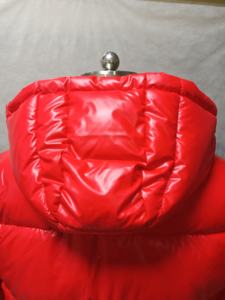 Manteau rembourré pour l'extérieur, vêtement d'hiver, de qualité supérieure, pour hommes, épais, matelassé, à bulles, rouge, brillant, personnalisé - Product Image 5