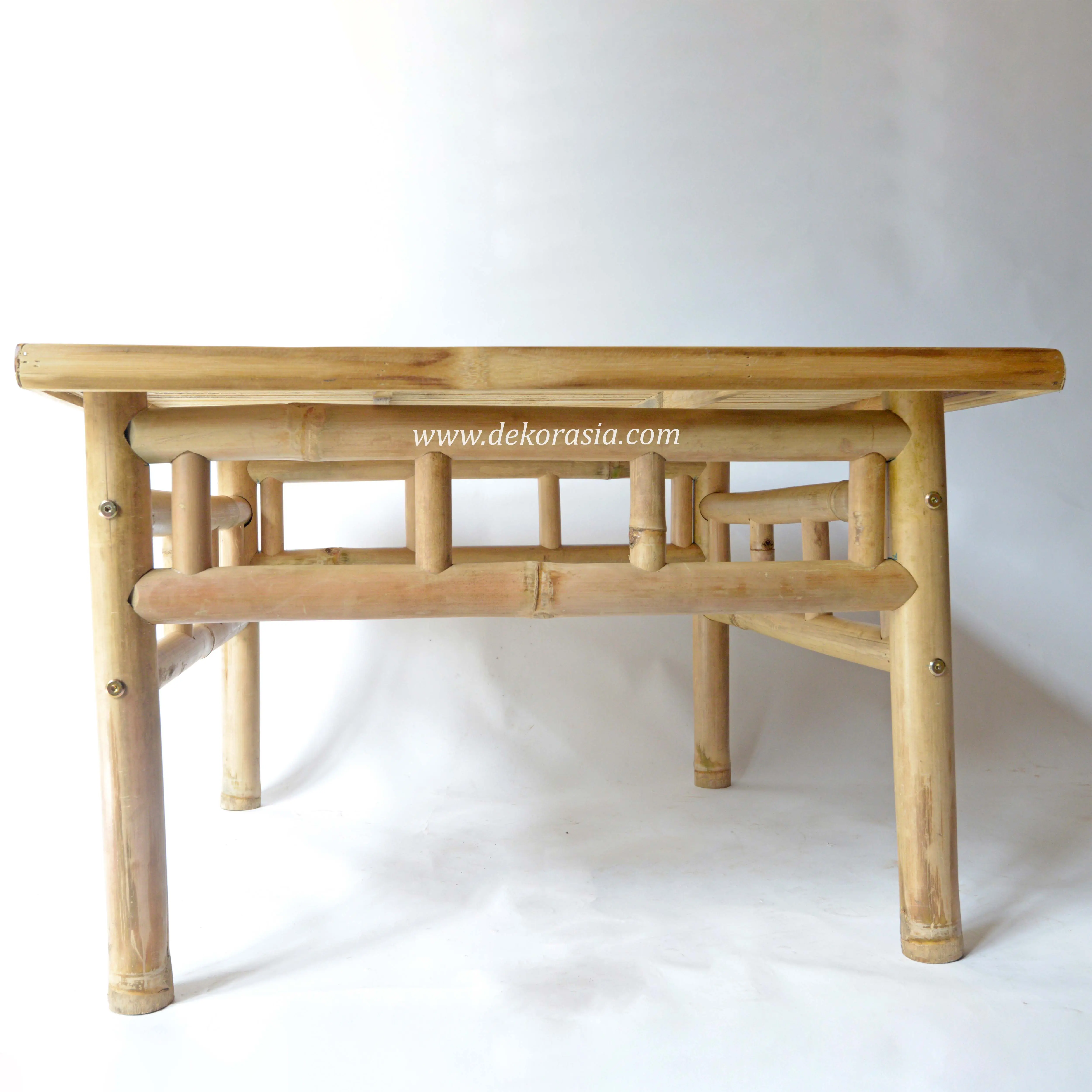 Table basse à bascule moderne, meuble en bambou, Table basse de luxe, avec ouverture en bambou, pour la salle de séjour