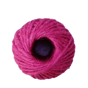 Fil de jute 100 % naturel, écologique, antibactérien, coloré, de haute qualité, résistant, pour tricot à la main, couture et tissage, exportation en gros - Product Image 6