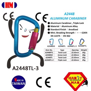 ปีนเขาอลูมิเนียม Carabiner ที่มีใบรับรอง Ce - Product Image 3