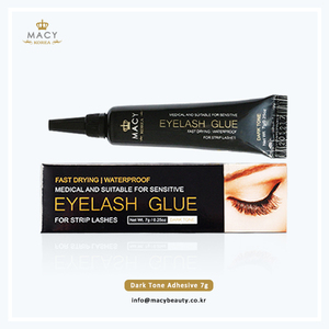 Macy-pegamento no tóxico para pestañas, adhesivo de tono oscuro, tubo tipo Corea, tira de pestañas - Product Image 4