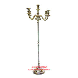 Candelabros de plata de último diseño con 5 brazos para centros de mesa de boda, candelabros hechos a mano de Hotel para decoración de iluminación - Product Image 5