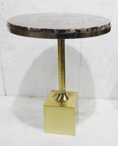 Table basse en gros avec dessus en marbre de haute qualité Design antique en finition dorée Style moderne pour un usage domestique Ardoise - Product Image 6