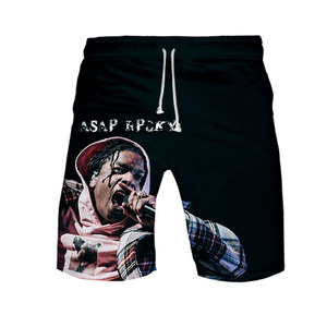 Men's Blue Hip Hop <b>Board</b> Shorts Character Print Drawstring Closure Heat-<b>Transfer</b> Printed Polyester/Nylon Quick Dry Breathable - Product Image 5