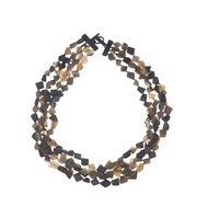 Collier ras du cou pour femme en corne de buffle vintage de haute qualité, élégant, bijoux de mode africains naturels, design personnalisé