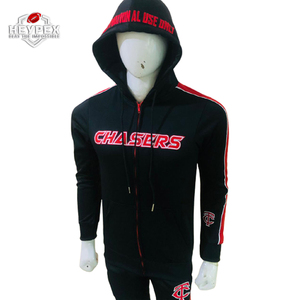 Sweat à capuche unisexe 500 Gsm en molleton de coton épais Design de boxe à fermeture éclair personnalisé pour hommes en hiver Saison 100% coton teint en coton uni - Product Image 1