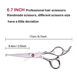 Professional High Quality Razor Blades Salon <b>Left</b> <b>Handed</b> Hair Cutting <b>Scissors</b> With Stainless Steel For Men And Women - Product Image 3