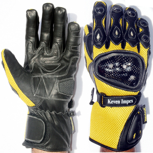 Best Selling Premium Quality Keven Impex MIx Race Motorcycle Racing Gloves Leather Touchscreen Compatible Breathable Waterproof - Product Image 3