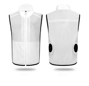 Veste de sport pour femme, vêtements avec ventilateurs, protection solaire, manteau de réfrigération, blanc, vente en gros, été - Product Image 6