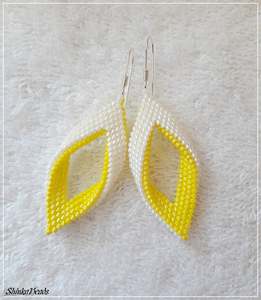 Pendientes de cuentas Miyuki El arte de la hecha a mano - Product Image 1