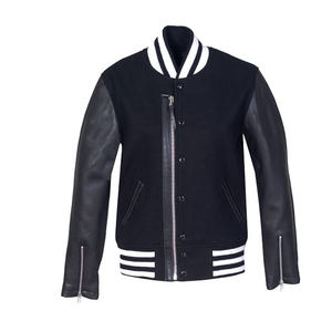 Blouson bombardier universitaire de haute qualité pour femmes Logo personnalisé broderie respirant conception vierge traitement de gros teint - Product Image 5