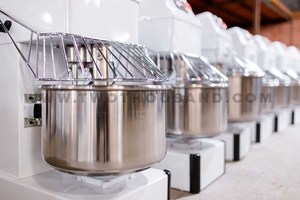 64L trasmissione a cinghia e catena ETL impastatrice a spirale commerciale HS60S - Product Image 6