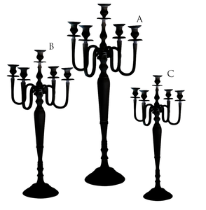 Candelabros de metal de tendencia superior, decoración interior y exterior para el hogar, soporte de luz para velas de boda con calidad sostenible - Product Image 1