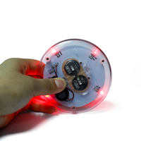 Sous-verre LED lumineux GFLAI avec minuteur, multicolore et clignotant, avec rappel intelligent de la boisson pour la décoration de bars, discothèques et fêtes