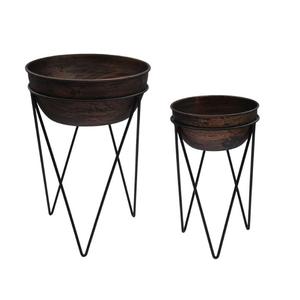 VASE DE FLEUR DÉCORATIF EN MÉTAL DE COULEUR MARRON EN ALUMINIUM/VASE EN MÉTAL VASE ÉLÉGANT FANTAISIE pour DÉCORATION DE MARIAGE et DÉCORATION À LA MAISON - Product Image 2