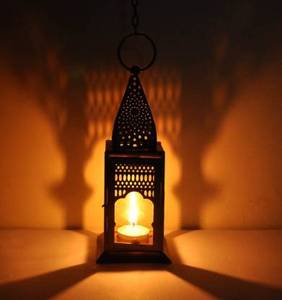 Nouvelles tailles personnalisables de lanterne en verre de fer marocain fait à la main de haute qualité pour les décorations de noël de mariage d'intérieur/extérieur - Product Image 4