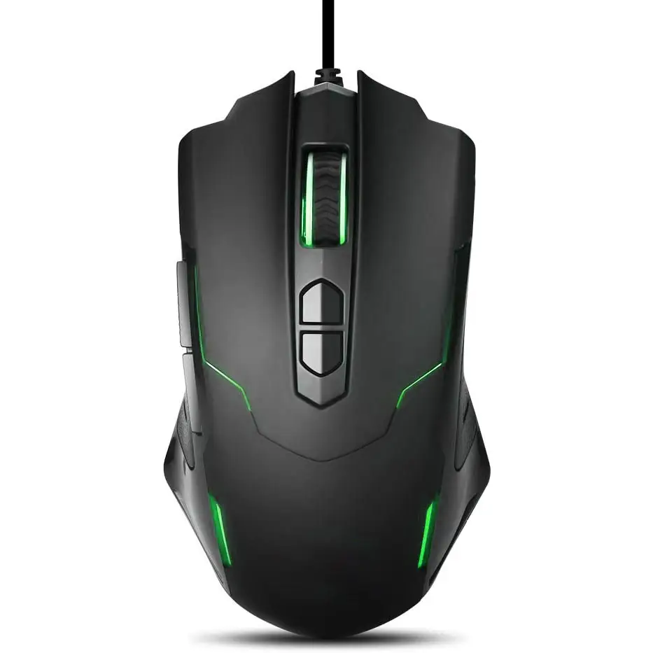 Free Sample Cheap The 7200 DPI Wired Gaming Mouse PC Gamer Wtih Breathing Light For Logitech Windows 7/8/10/XP