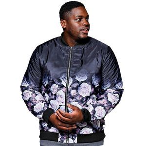 2024 <b>Winter</b> Custom Design Digital Printing <b>Waterproof</b> Breathable Eco-Friendly Reversible Slim High Street Bomber <b>Jacket</b> <b>Men</b> 100% - Product Image 1