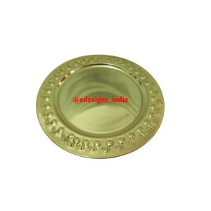 Placa Vintage redonda hecha a mano de diseñador, cargador de Metal ecológico, plato para servir para decoración de boda, última llegada - Product Image 1