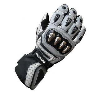 Gants de moto personnalisés, en fiber de carbone, pour protection tactile, longs doigts, protection contre les coups d'hiver, 10 pièces - Product Image 4