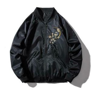Manteau de bombardier pour hommes, vêtement léger à Sublimation, style décontracté, pour automne et printemps, avec poches à fermeture éclair, grande taille 2021 - Product Image 1