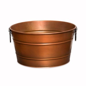 Supper Coffee Hammered Wine Cooler <b>Bucket</b> With Metal Handle <b>Ice</b> <b>Bucket</b> <b>Drinks</b> Holder Wine Basket - Product Image 3