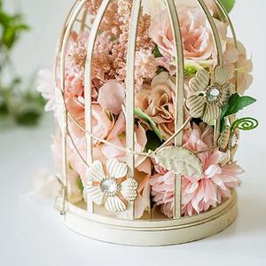 Candle Holder Rustic Decorative Birdcage Pillar Candleholder Set for Candle <b>Ornaments</b> Display Vintage Chic <b>Wedding</b> Customizable - Product Image 5