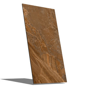 Carrelage en porcelaine Alto Brillo 600x1200mm 9mm d'épaisseur Unico Choco Haute brillance Antidérapant Grade AAA Antibactérien Brique réfractaire Moderne - Product Image 5