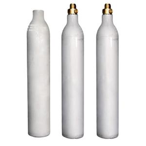 Bouteille de gaz CO2 haute pression en aluminium de 0,6 L avec valve pour machine à soda, conforme aux normes TPED/ISO7866 - Product Image 2