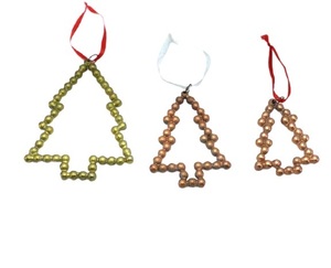 การออกแบบที่ไม่ซ้ำกันชุด3 CHRISTMAS TREE SHAPEการออกแบบจุดTREEแขวนเครื่องประดับออกแบบใหม่คริสต์มาสตกแต่งแขวน - Product Image 1