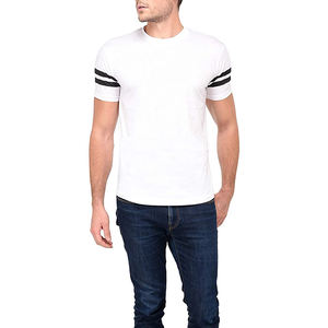 <b>short</b> <b>sleeve</b> round neck t-shirt <b>men's</b> t-shirt 100% cotton white t shirt - Product Image 3