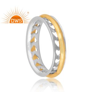 925 Fine Sterling Silver Designer Spinner Band Ring Fabricante de joyas para ocasiones, fiestas y regalos - Product Image 3