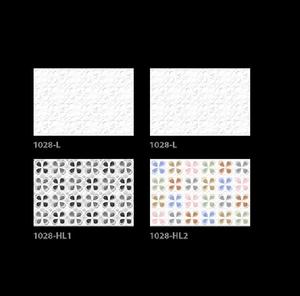 Azulejos de pared de baño de color blanco esmaltado brillante de cerámica 300x450mm - Product Image 2