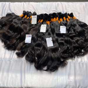 Raw Virgin Brazilian Bulk Cuticle Aligned Hair,Wholesale Grade 10a 11a virgin wavy hair vendors,brazilian human hair extensions - Product Image 5