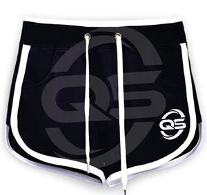 Vente en gros de shorts de survêtement en coton d'été pour femmes avec logo personnalisé grande taille et respirant - Product Image 1