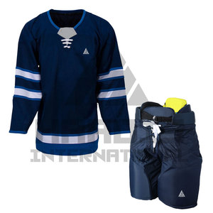 Nouveauté, maillots de hockey sur glace personnalisés pour hommes adultes, teinture unie, 100% polyester, confortables et respirants - Product Image 1