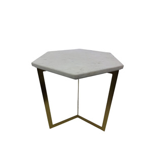 Mesa de centro de lujo moderna, base de acero inoxidable, vidrio templado, superior - Product Image 4
