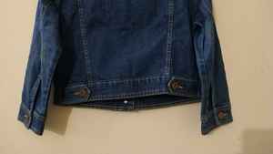 Marque de marque femme écologique matelassé réversible veste en jean coton Spandex léger bouton à manches longues - Product Image 4