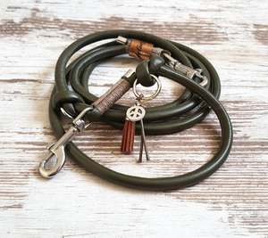 สายจูงสุนัข * เอิกเกริก * โรแมนติกสีเขียว - Product Image 1