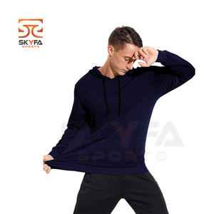 Sudadera con capucha de cuello alto para hombre, diseño de moda, personalizada, de gimnasio, polar, para Fitness, la más vendida - Product Image 5