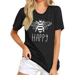 เสื้อยืดลายกราฟิกสำหรับผู้หญิงเสื้อยืดผ้าฝ้ายโพลีเอสเตอร์สั่งทำ - Product Image 2