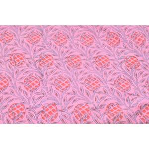 Tissu en coton, Voile indien authentique, bloc à la main, tissu imprimé Floral, couleur naturelle, pour la confection de robes, artisanat - Product Image 1