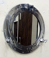 Single-Sided Rectangular Bathroom Wall Mirror Decorative Glass Panel With Rounded Corner Easy Hanging