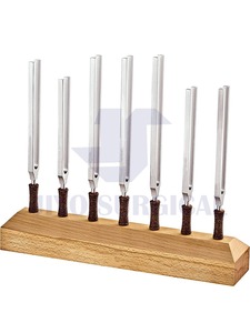 High Quality Chakra <b>Kits</b> Om Yoga Meditation Reiki Chakra Healing Tuning Fork Sets Sound Bath Surgical Made in Pakistan - Product Image 5