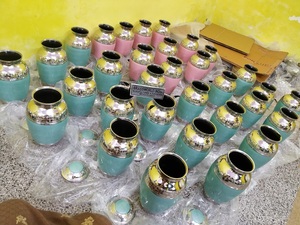 COLOR ROSA DE ALUMINIO con URNA DE CREMACIÓN DE PLATA de BRASSWORLD INDIA Suministros funerarios de calidad premium - Product Image 3